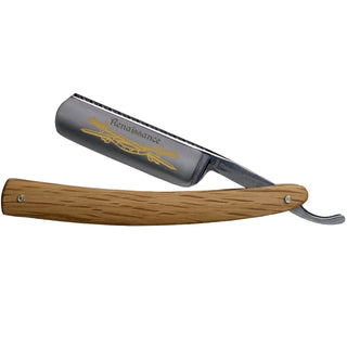 DOVO “Renaissance” Straight Razor 6/8”, Spanish Oak Wood Handle Straight Razor DOVO 