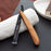 DOVO Stainless Steel Shavette, Olivewood Handle Straight Razor DOVO 