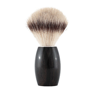 DOVO Synthetic Silvertip Fibre Shaving Brush, Ebony Handle Shaving Brushes DOVO 