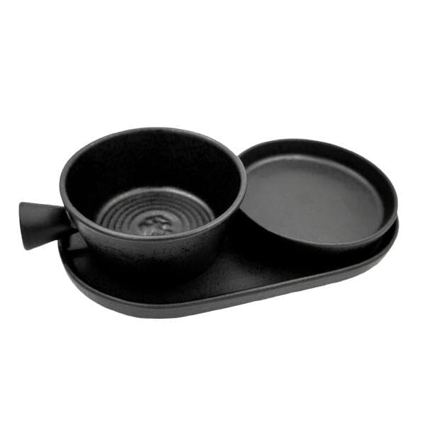 DOVO Shave Ritual Set Shaving Set DOVO Pitch Dark 