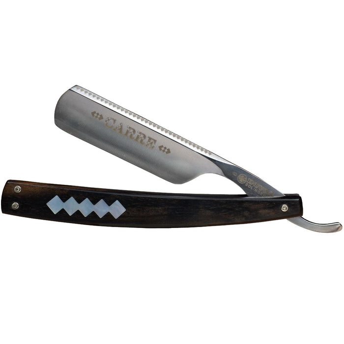 DOVO “Carre” Straight Razor 6/8”, Ebony Wood Handle Straight Razor DOVO 