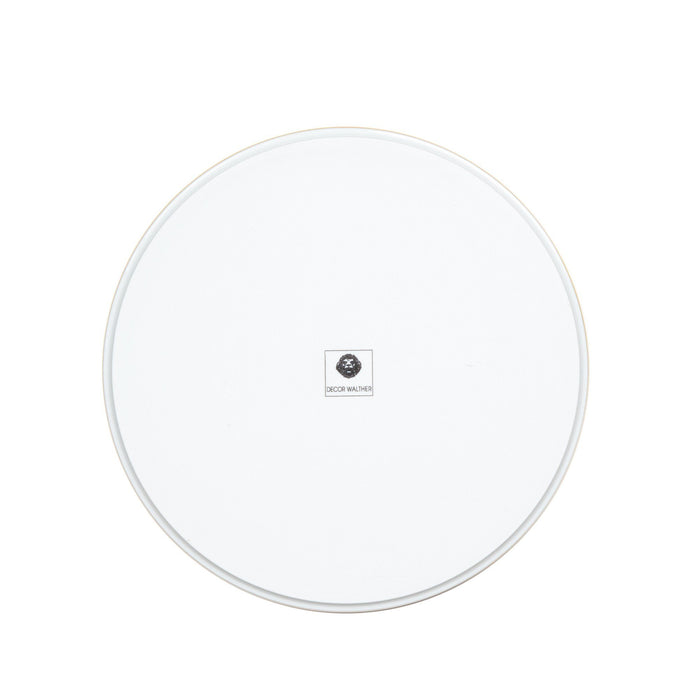 Decor Walther Porcelain White Multipurpose Tray, Gold or Platinum Multipurpose Tray Decor Walther 