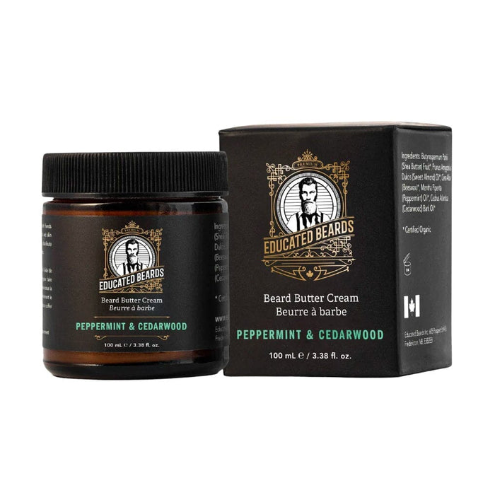 Educated Beards Beard Butter Cream Beard Treatment Educated Beards Peppermint & Cedarwood 