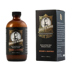 Educated Beards Beard and Body Wash Beard Wash Educated Beards Bergamot & Grapefruit 