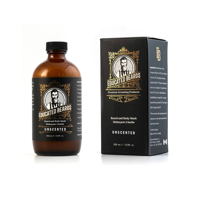 Educated Beards Beard and Body Wash Beard Wash Educated Beards Unscented 