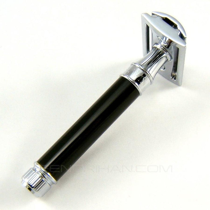 Edwin Jagger Classic Double-Edge Safety Razor in Ebony Double Edge Safety Razor Edwin Jagger 
