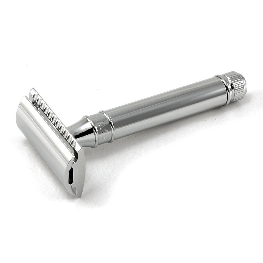 Edwin Jagger DE89 Classic Double-Edge Safety Razor, Chrome Plating ...