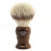Edwin Jagger Synthetic Silvertip Fibre Handmade English Shaving Brush in Imitation Light Horn, Large Synthetic Bristles Shaving Brush Edwin Jagger 