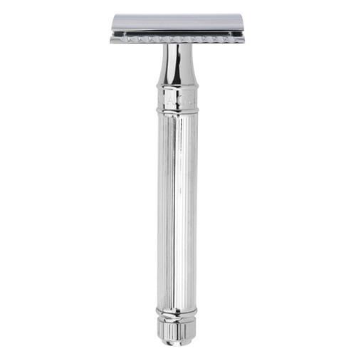 Edwin Jagger DE89LI Classic Double-Edge Safety Razor, Extra-Long Lined Handle Double Edge Safety Razor Edwin Jagger 