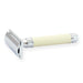Edwin Jagger Classic Double Edge Safety Razor, Rubber Coated Handle Double Edge Safety Razor Edwin Jagger Ivory 