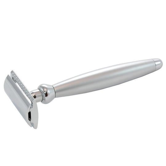 Edwin Jagger Bulbous Double Edge Safety Razor, Satin Handle – Fendrihan