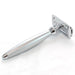 Edwin Jagger Bulbous Double Edge Safety Razor, Satin Handle Double Edge Safety Razor Edwin Jagger 