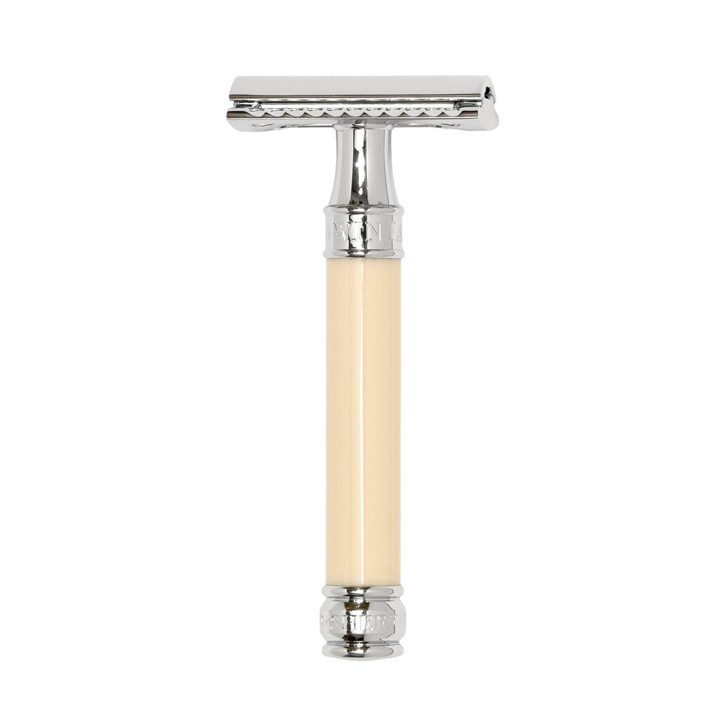 Edwin Jagger Classic Double-Edge Safety Razor in Ivory Double Edge Safety Razor Edwin Jagger 