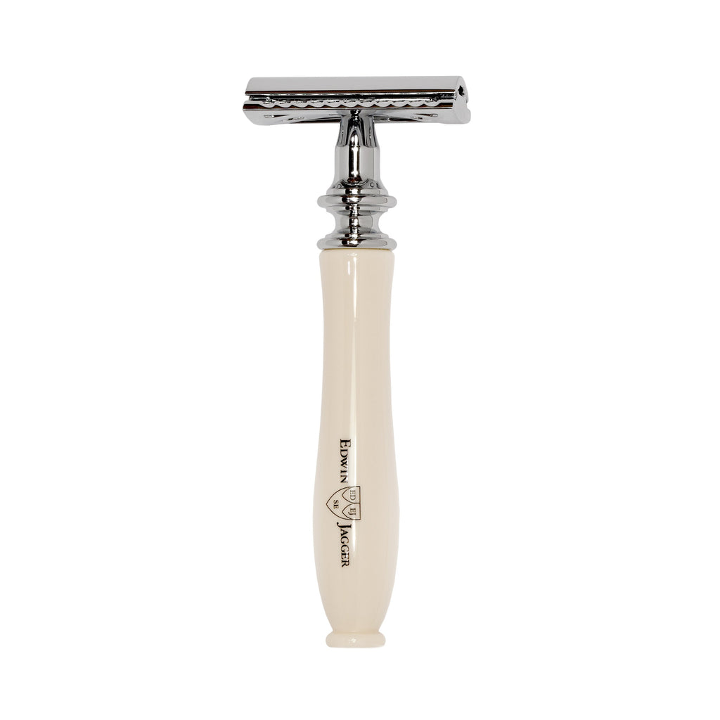 Edwin Jagger Chatsworth Classic Double-Edge Razor in Ivory Double Edge Safety Razor Edwin Jagger 