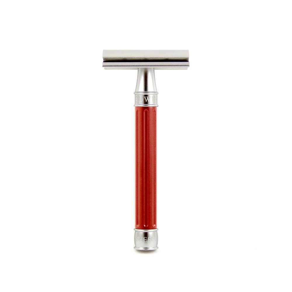 Edwin Jagger 3ONE6 Stainless Steel Double Edge Safety Razor Double Edge Safety Razor Edwin Jagger Anodized Red 