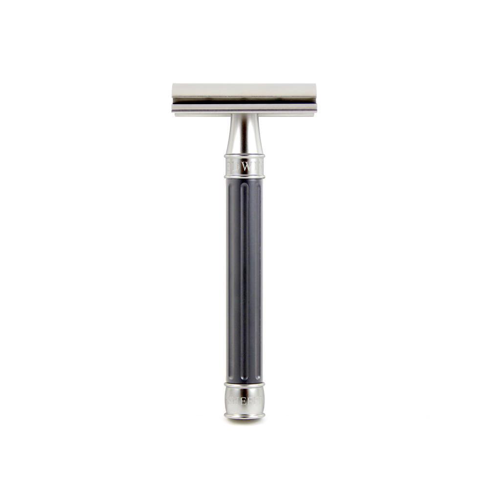 Edwin Jagger 3ONE6 Stainless Steel Double Edge Safety Razor Double Edge Safety Razor Edwin Jagger Anodized Gunmetal 