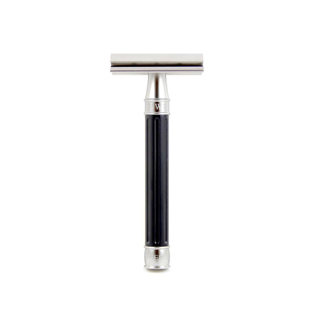 Edwin Jagger 3ONE6 Stainless Steel Double Edge Safety Razor Double Edge Safety Razor Edwin Jagger Anodized Black 