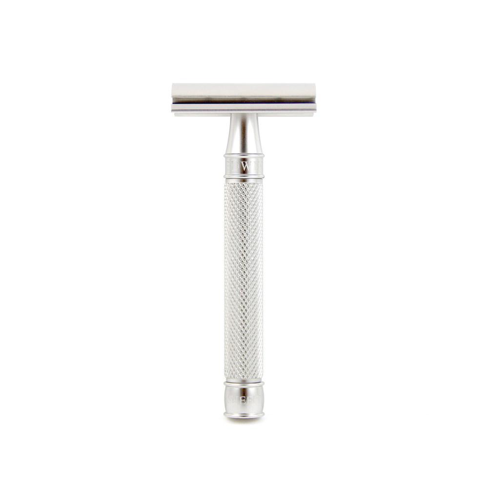Edwin Jagger 3ONE6 Stainless Steel Double Edge Safety Razor Double Edge Safety Razor Edwin Jagger Knurled 