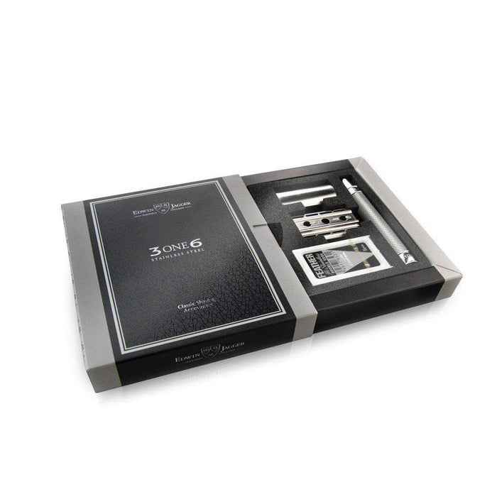 Edwin Jagger 3ONE6 Stainless Steel Double Edge Safety Razor Double Edge Safety Razor Edwin Jagger 