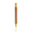 e+m Holzprodukte ‘King’ Wooden Ballpoint Pen Ball Point Pen e+m Holzprodukte Light Oak/Brass 