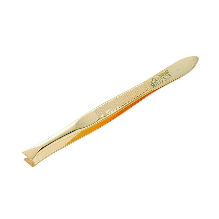 Erbe Solingen Gold Plated Slanted Tweezers Tweezer Erbe Solingen 