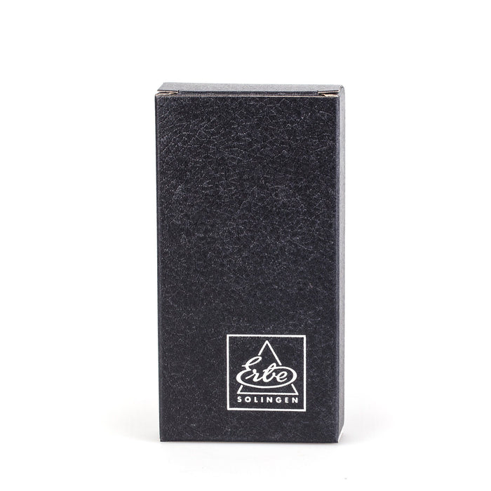 Erbe Solingen 4-Piece Travel Manicure Set, Black Cowhide Snap Case Manicure Set Erbe Solingen 