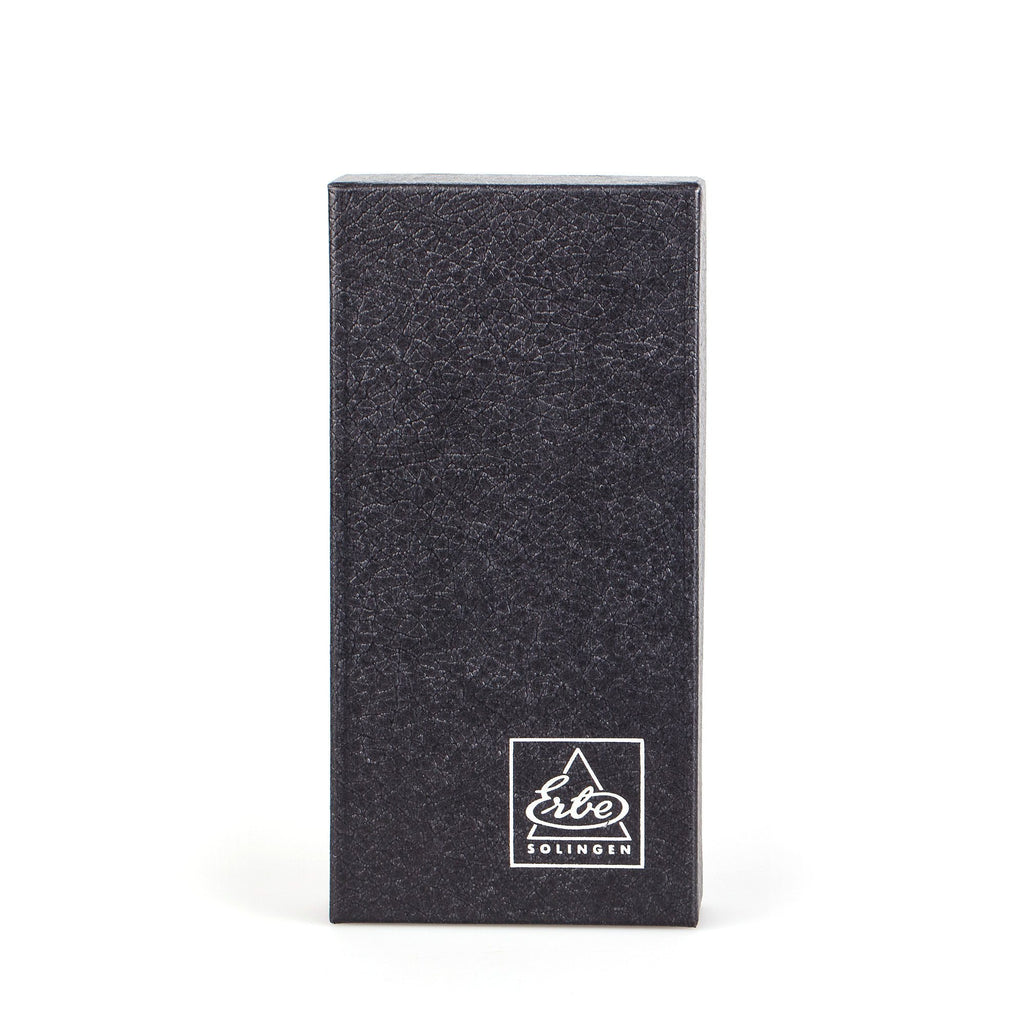 Erbe Solingen 5-Piece Manicure Set, Fendrihan Leather Case — Roll Cognac