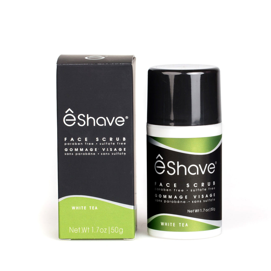 eShave Face Scrub, White Tea Men's Grooming Cream eShave 