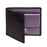 Ettinger Sterling Billfold with 3 Credit Card Slots and Coin Purse, Purple Leather Wallet Ettinger 
