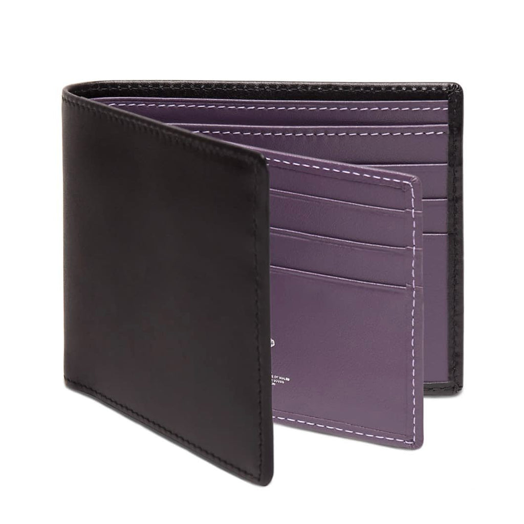 Ettinger Sterling Billfold Leather Wallet with 12 CC Slots Leather Wallet Ettinger Purple 