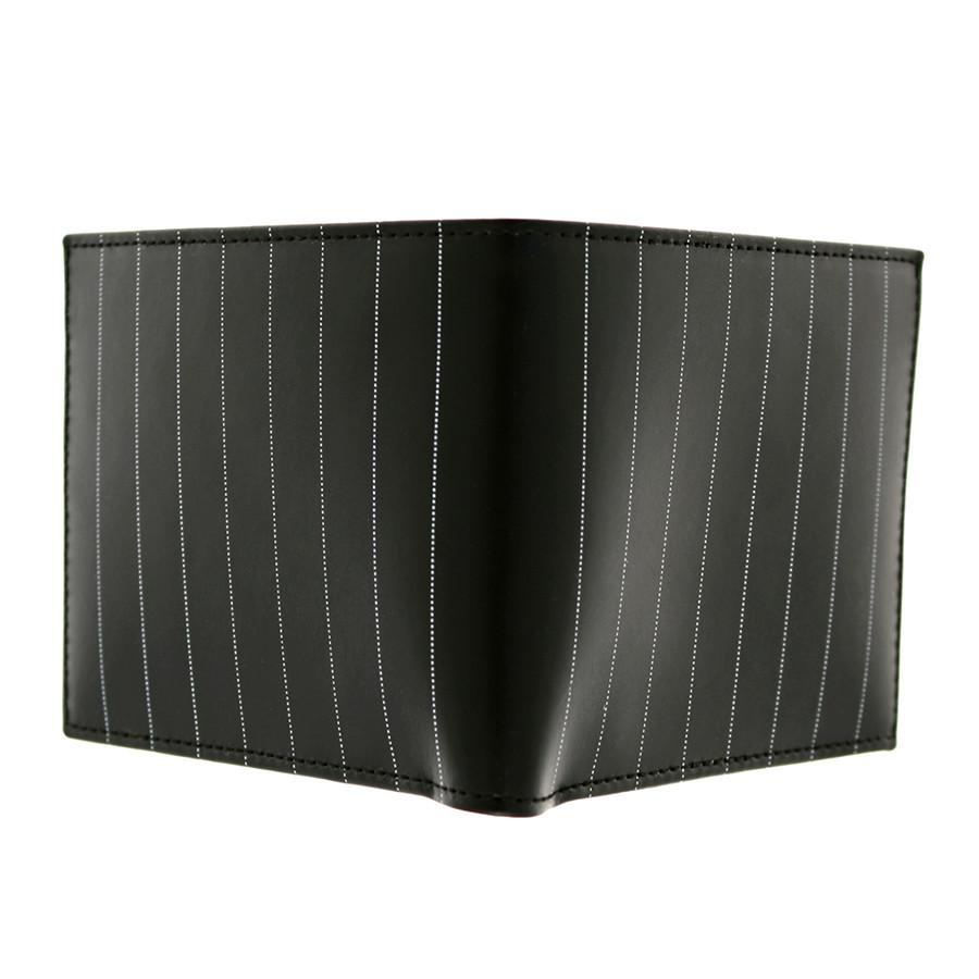 Ettinger Pinstripe Billfold Leather Wallet, Black Leather Wallet Ettinger 