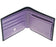 Ettinger Sterling Billfold with 3 Credit Card Slots and Coin Purse, Purple Leather Wallet Ettinger 