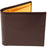 Ettinger Bridle Hide Billfold with 6 CC Slots and Coin Pocket Leather Wallet Ettinger Nut 