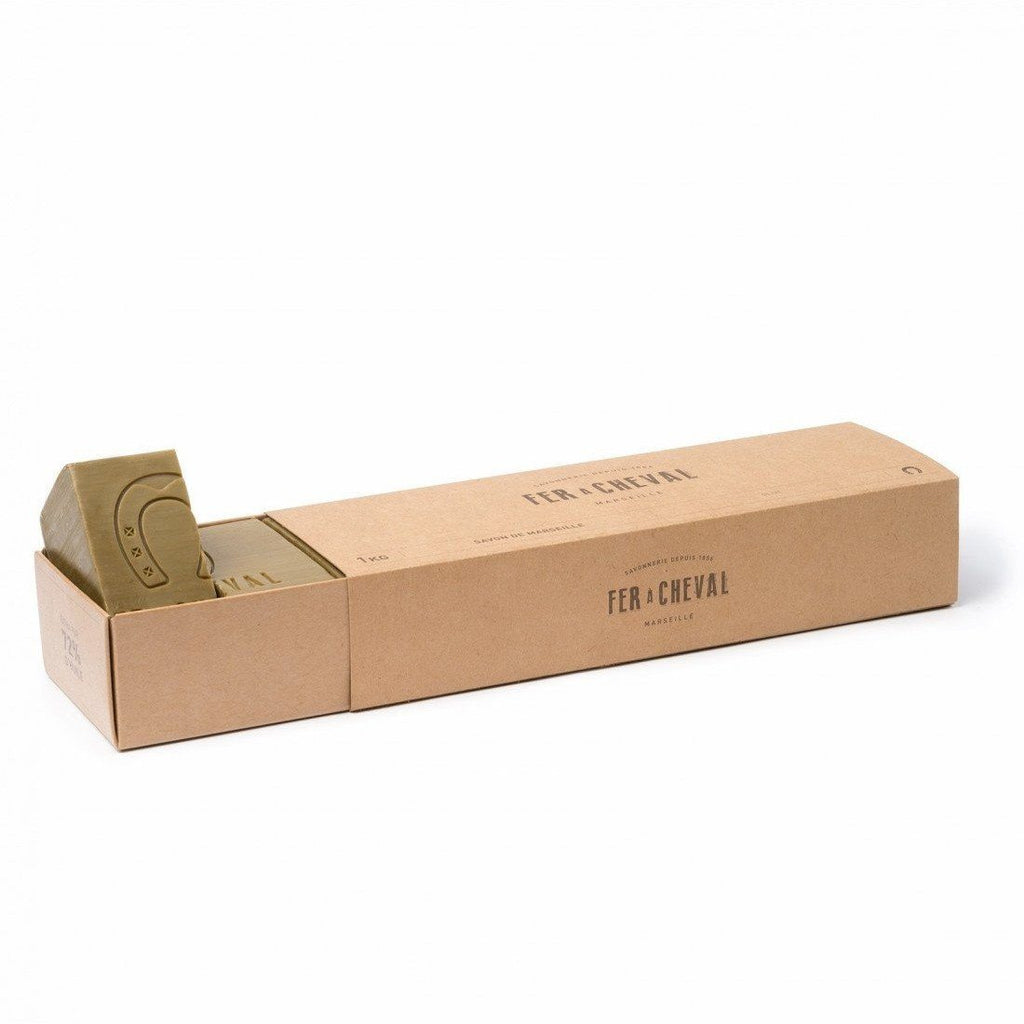 Fer à Cheval Genuine Marseille Olive Soap Bar Pack Specialty Soap Fer à Cheval 