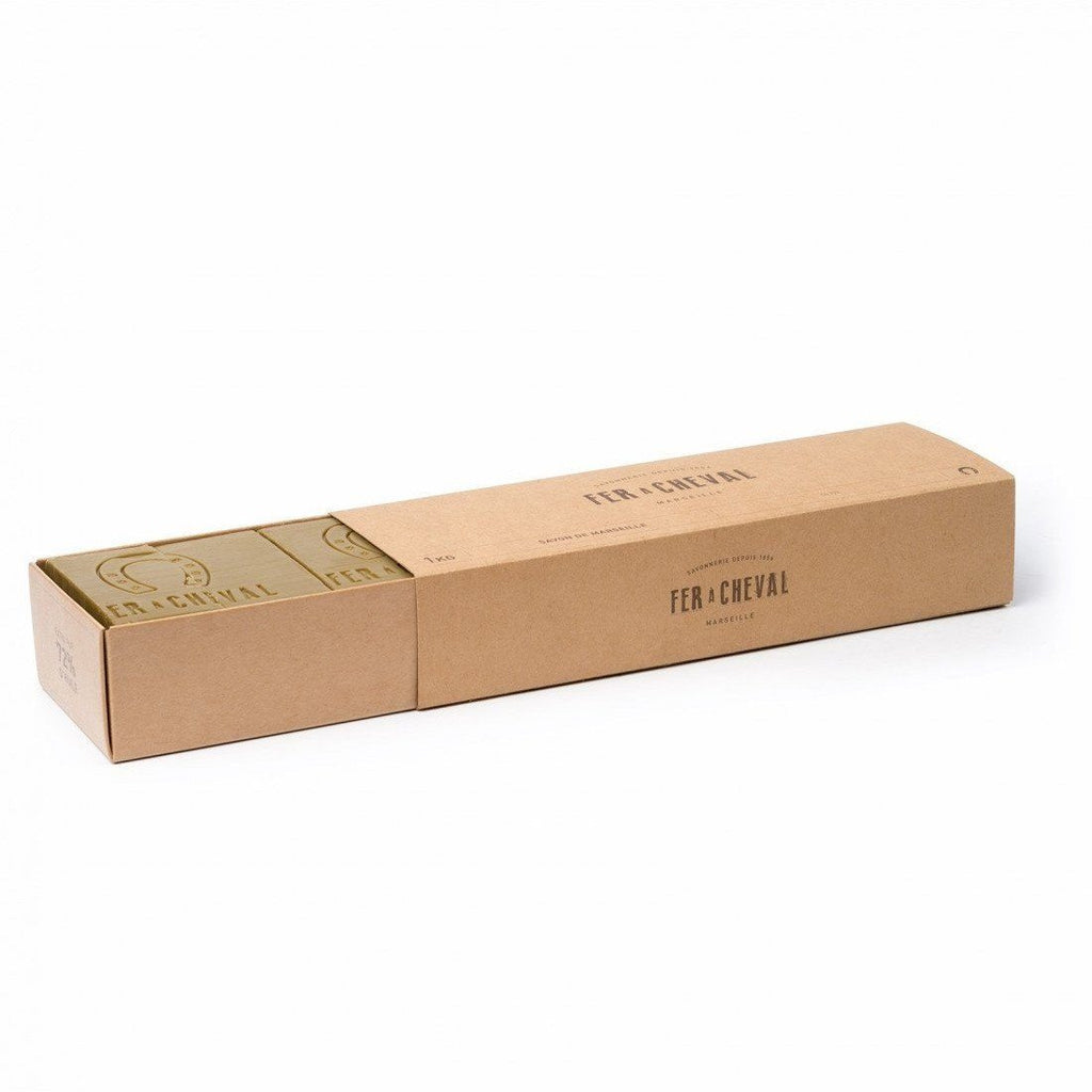Fer à Cheval Genuine Marseille Olive Soap Bar Pack Specialty Soap Fer à Cheval 