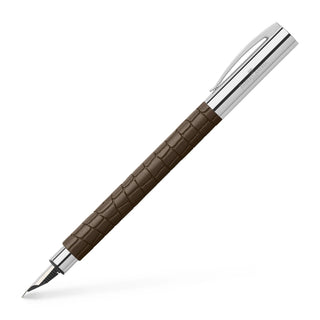 Faber-Castell Ambition 3D Croco Fountain Pen, Brown Fountain Pen Faber-Castell 