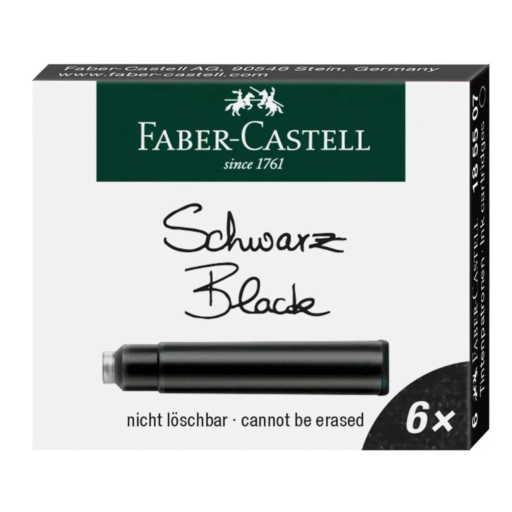 Faber-Castell Fountain Pen Ink Cartridges, Black Ink Refill Faber-Castell 