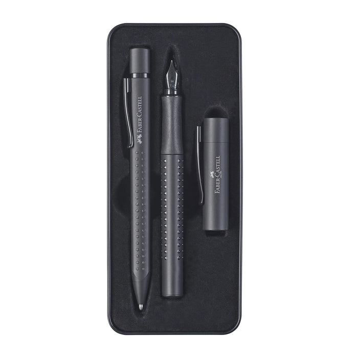 Faber-Castell Grip Fountain and Ballpoint Pen Gift Set Ball Point Pen Faber-Castell Black 