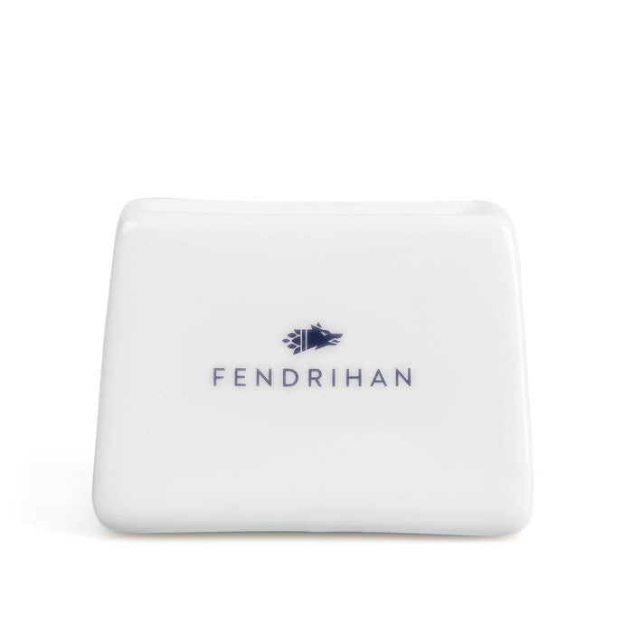 Fendrihan Porcelain Rectangular Blade Bank Razor Blades Disposal Case Fendrihan Dark Blue 