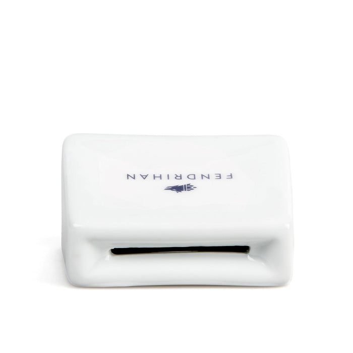 Fendrihan Porcelain Rectangular Blade Bank Razor Blades Disposal Case Fendrihan 