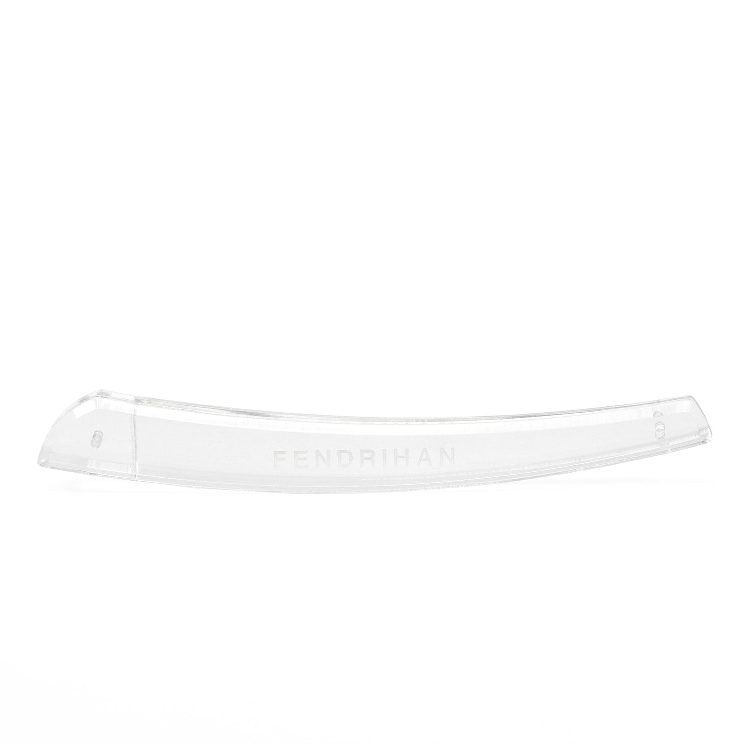 Fendrihan Acrylic Straight Razor Replacement Scales Straight Razor Scales Fendrihan Clear 