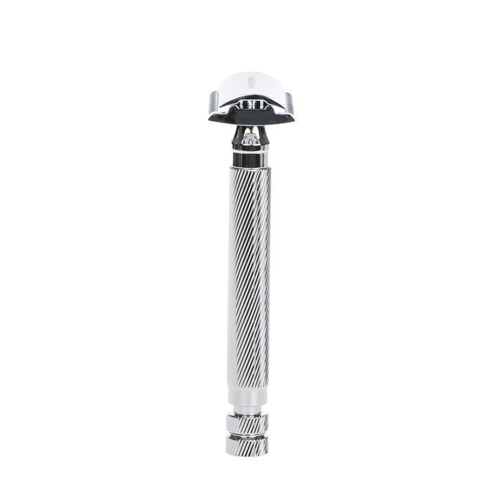 Fendrihan "Bay" Double Edge Safety Razor, Barber Pole Lined Handle Double Edge Safety Razor Fendrihan 