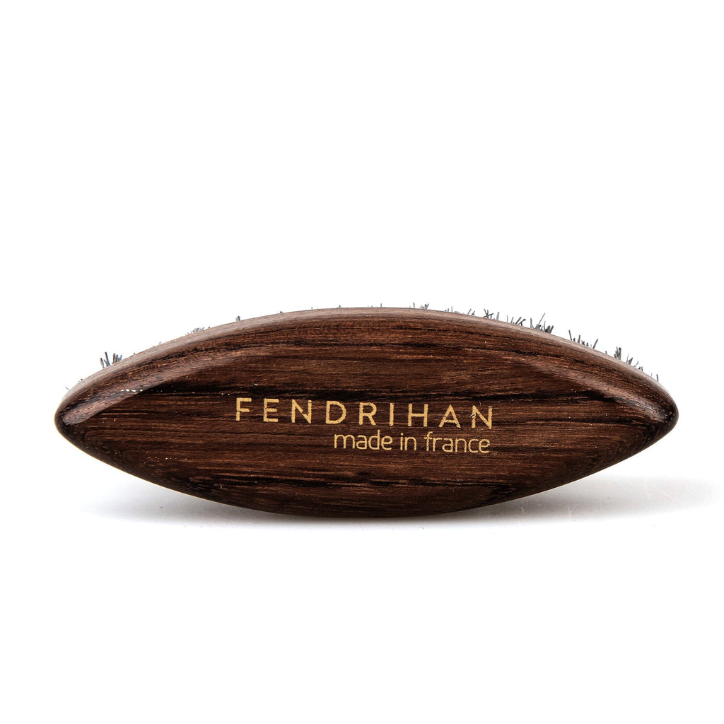 Fendrihan Oval Bubinga Wood and Boar Bristle Beard Brush, Made in France Beard Brush Fendrihan 