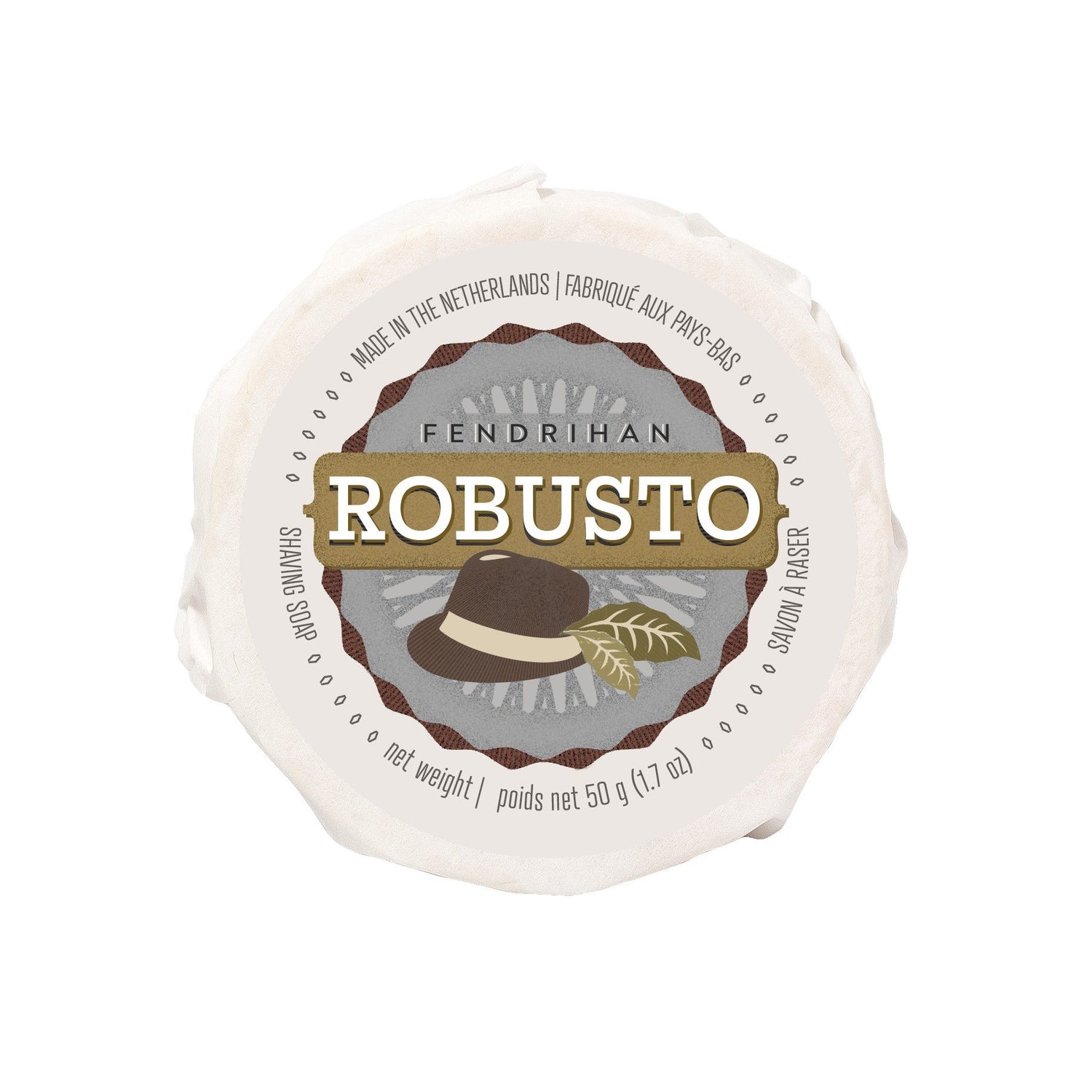 Fendrihan Robusto Shaving Soap, Made in the Netherlands Shaving Soap Fendrihan Small: 1.7 oz (50 g) 