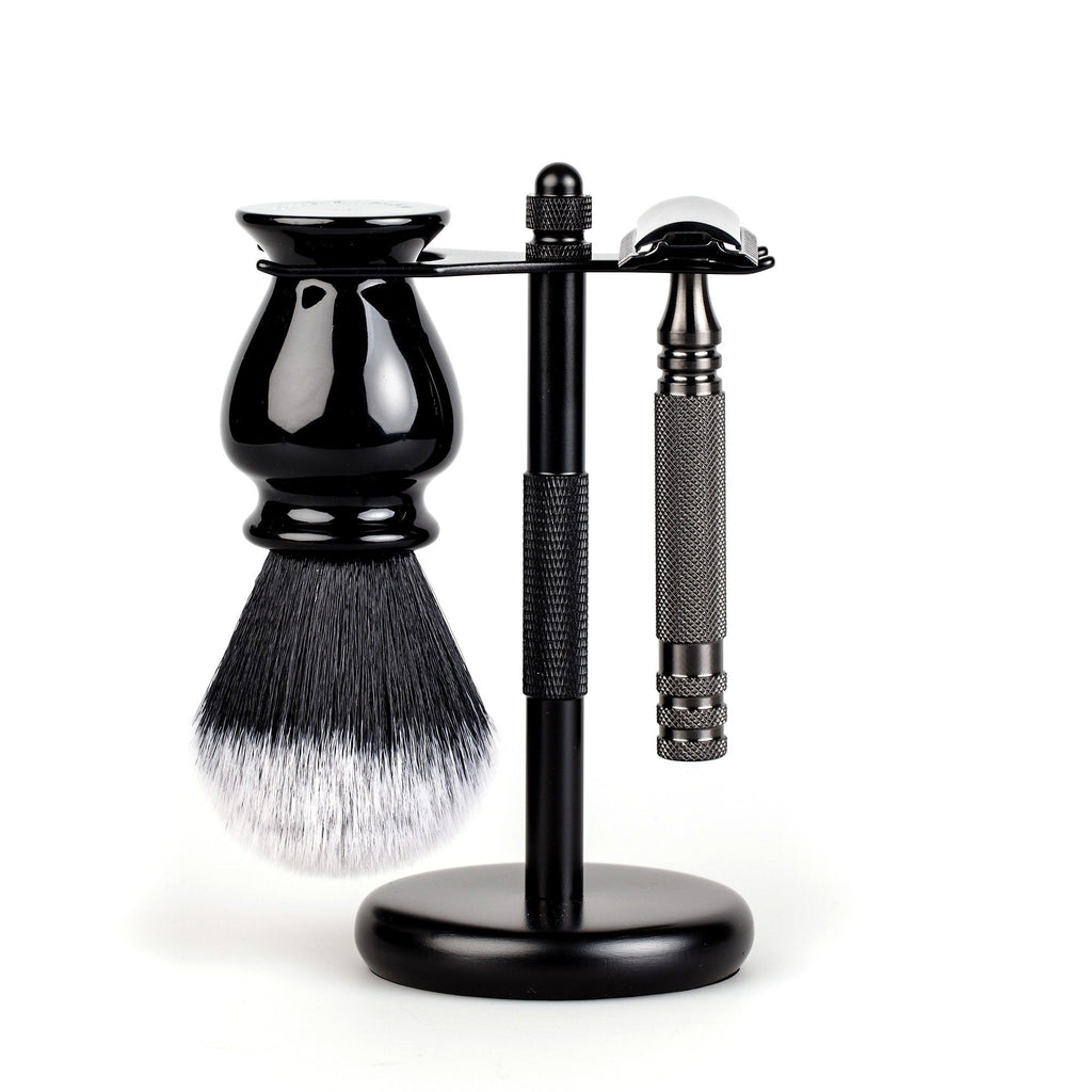 3-Piece Wet Shaving Set with Stainless Steel Safety Razor, Save $12 Shaving Gift Set Fendrihan Ambassador MK II 24 mm 