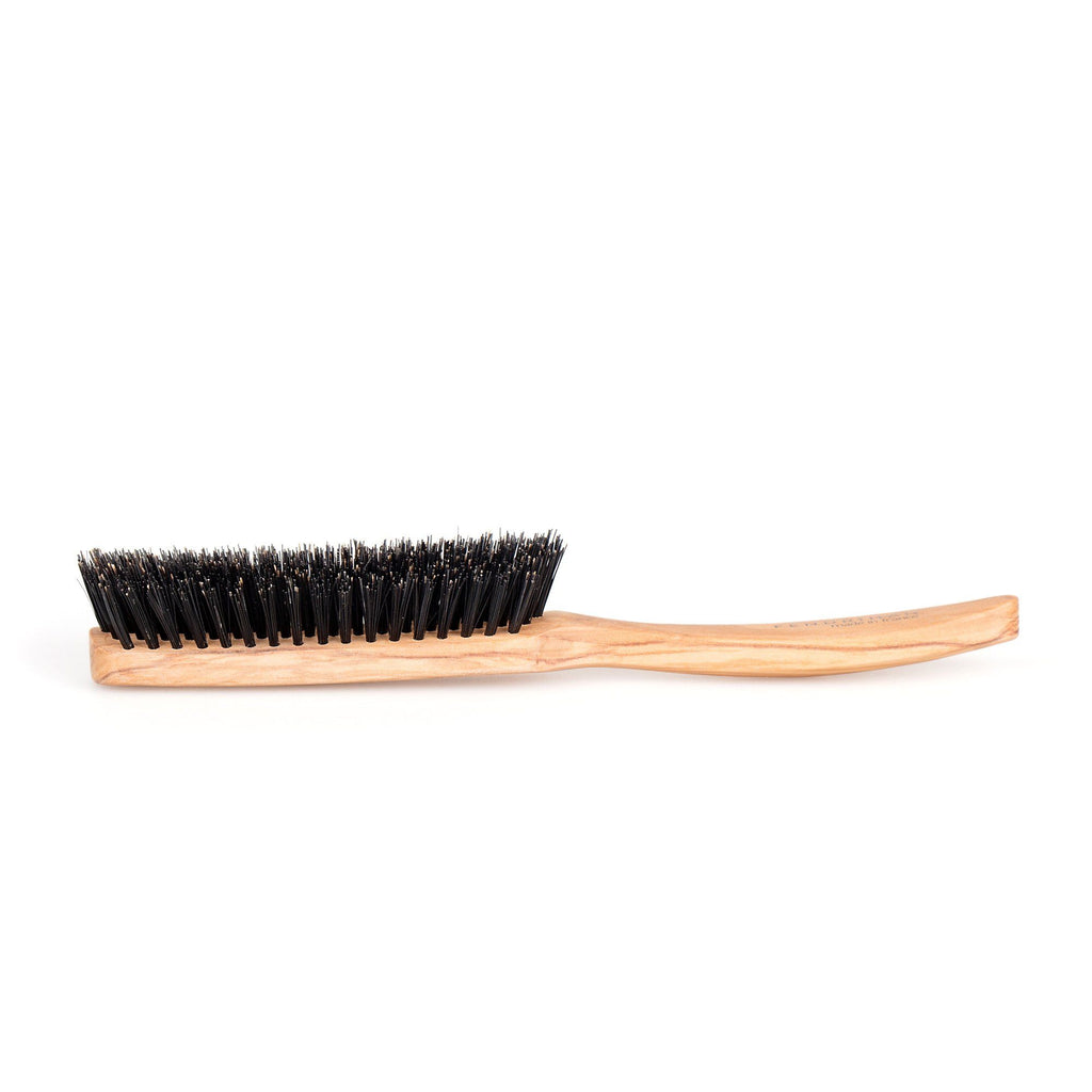 Fendrihan 5 Row Olivewood Hairbrush with Dark Bristles, Made in France Hair Brush Fendrihan 