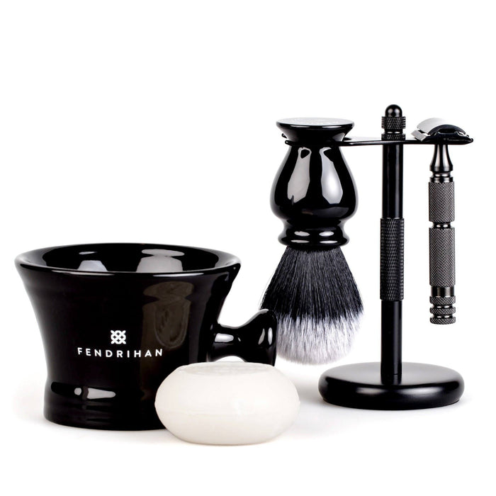 5-Piece Wet Shaving Set with Stainless Steel Safety Razor, Save $25 Shaving Gift Set Fendrihan Adventurer MK II 24 mm Coconut & Vanilla