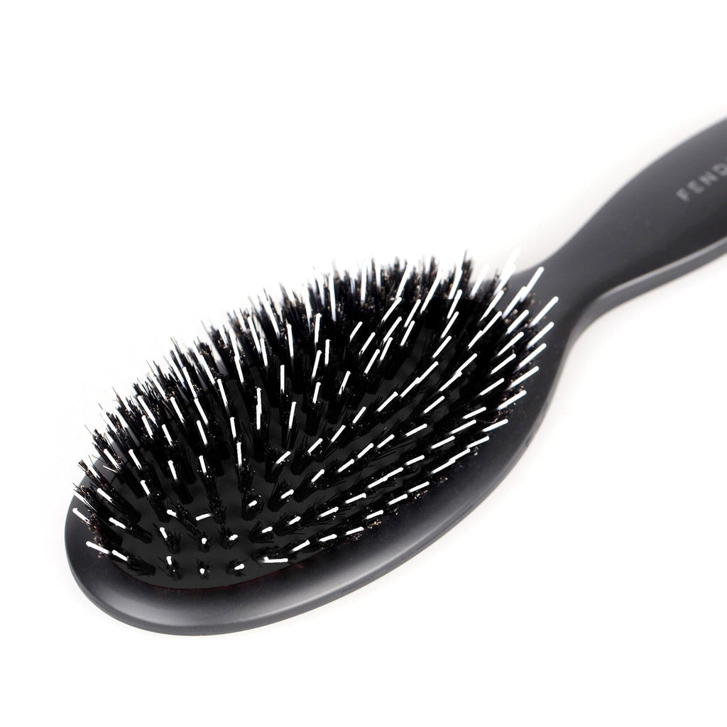 Fendrihan Oval Hair Brush with Boar Bristles and Nylon Pins, Cushion Base, Made in France Hair Brush Fendrihan 