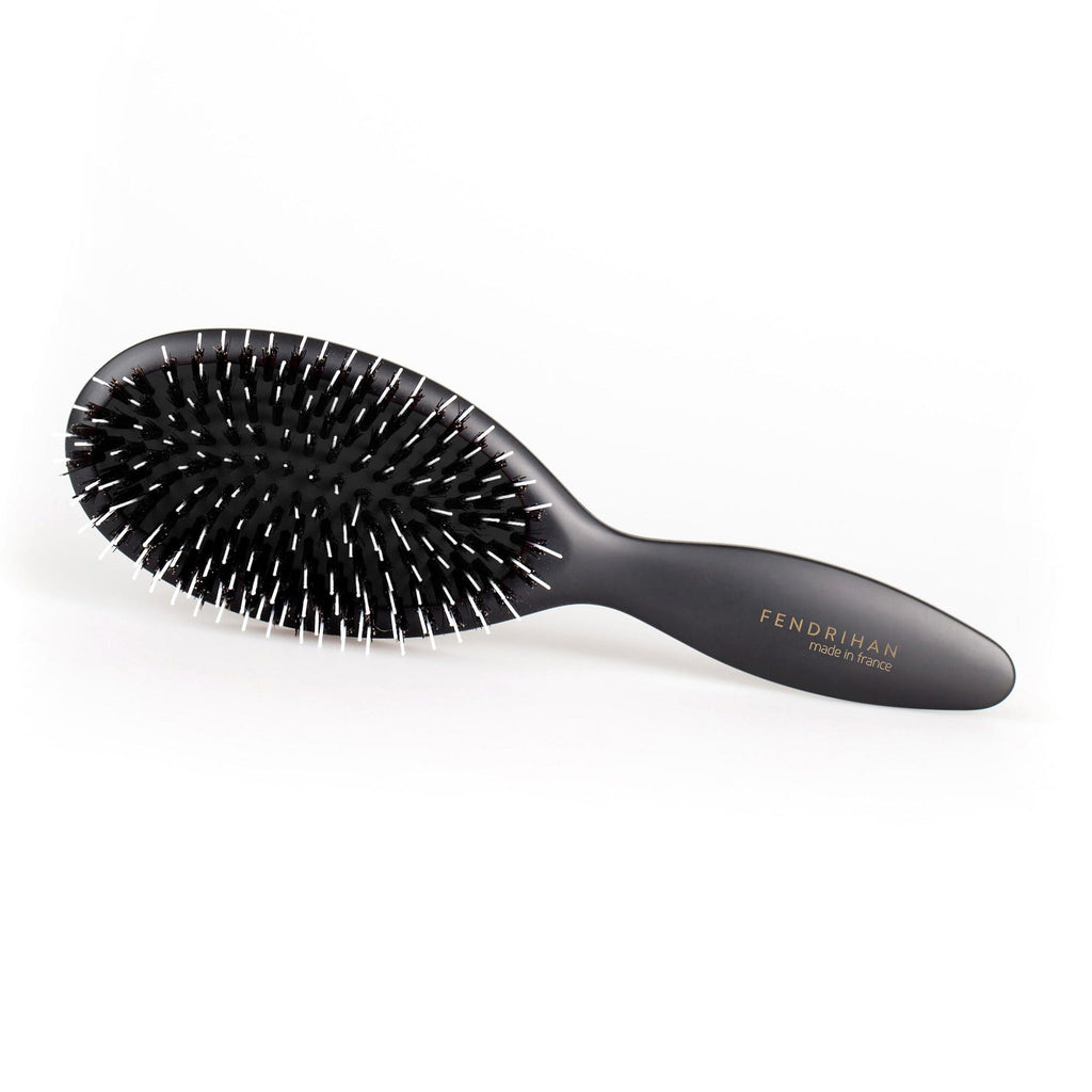 Oval Bristle Brush with Natural Boar Bristles