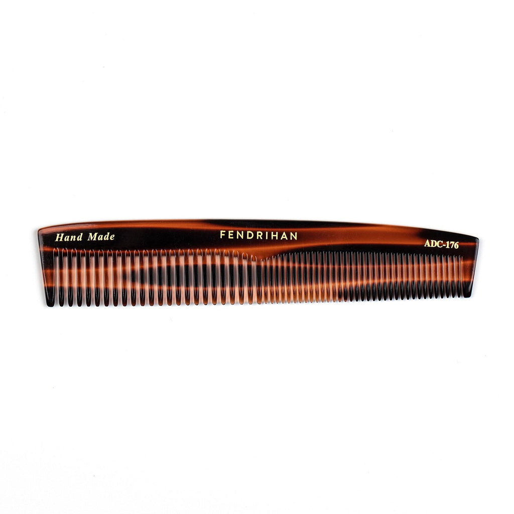Fendrihan Hand-Finished Double-Tooth Comb, Faux Tortoise Comb Fendrihan 